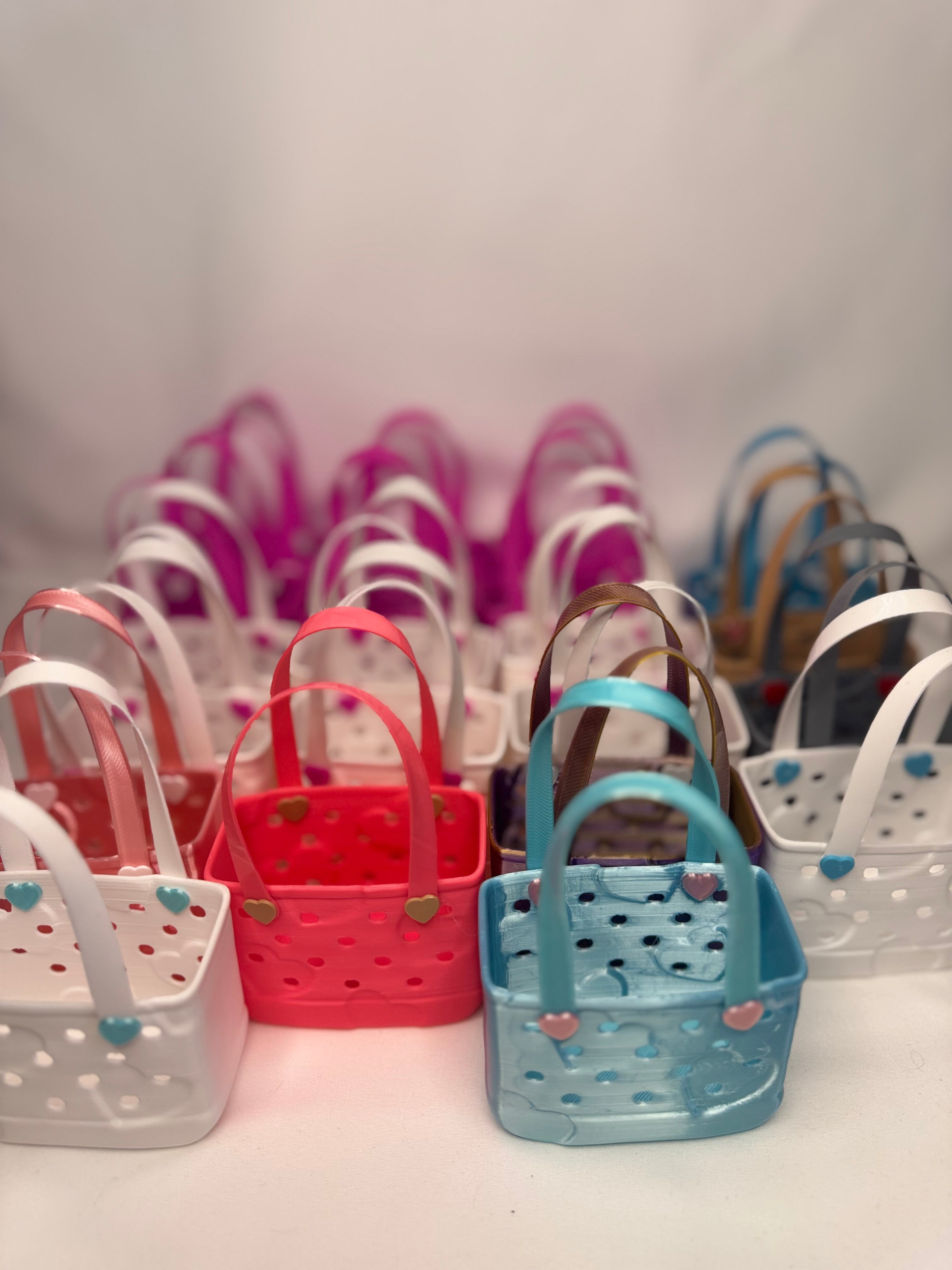 Mini Valentines Tote Bags