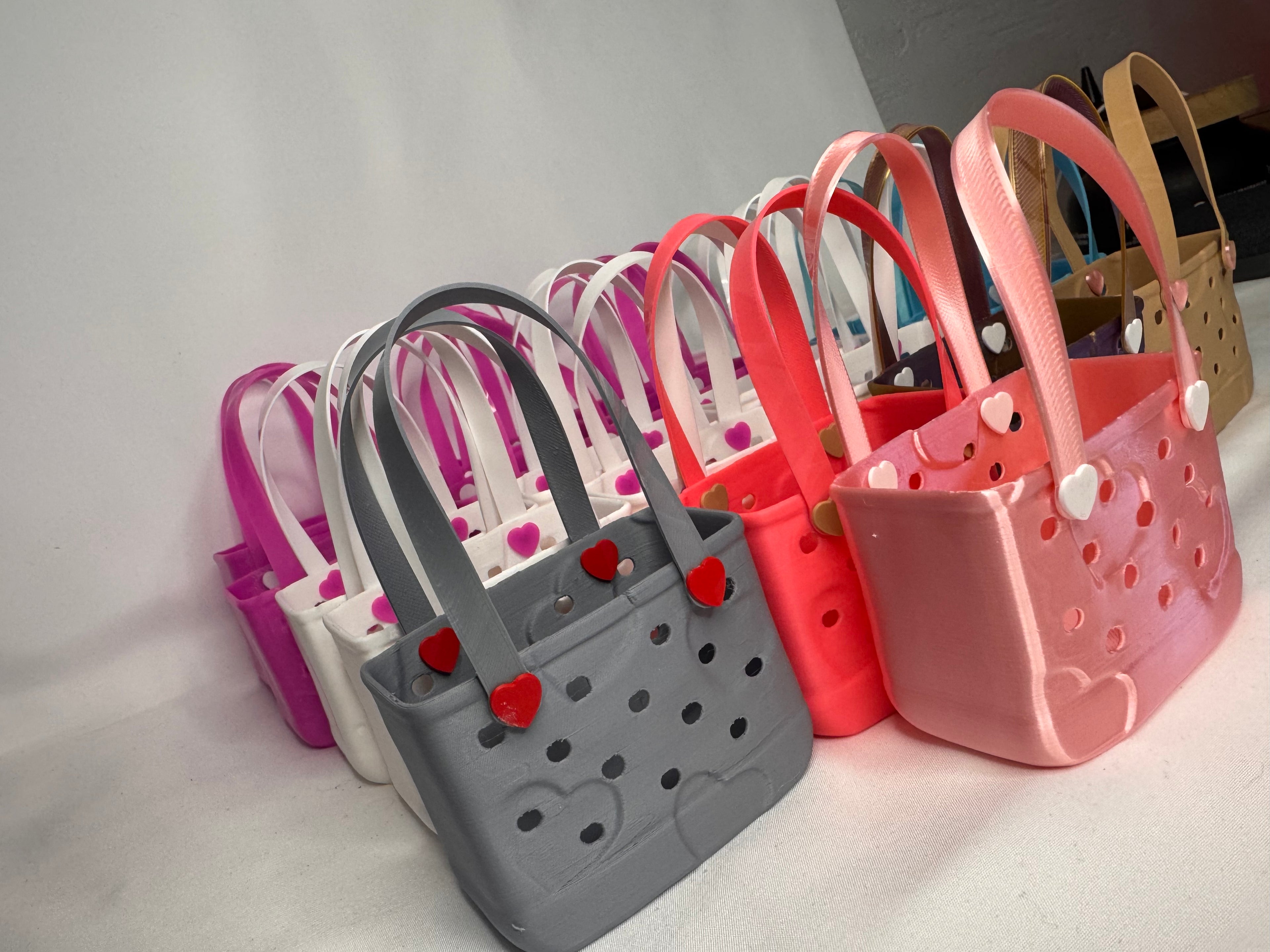 Mini Valentines Tote Bags